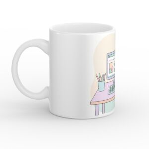 White Glossy Mug