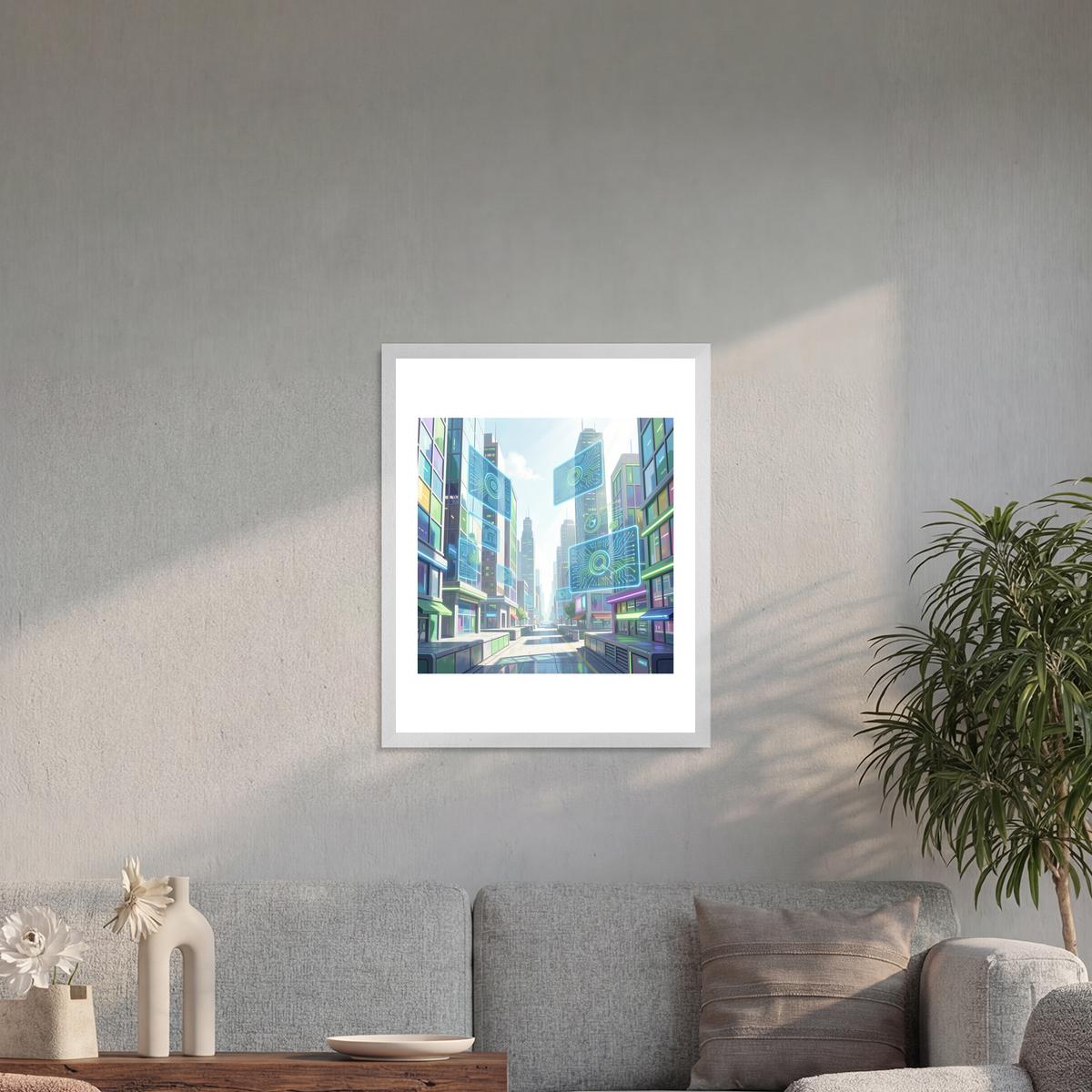 Wooden Framed Premium Semi-Glossy Poster - Image 2