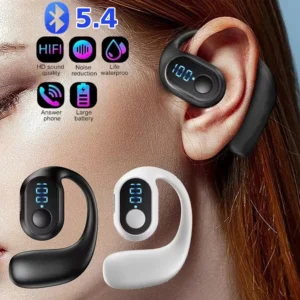 1pc Bluetooth 5.4 Headphones TWS Wireless Ear Hook Earphones HiFi Noise Reduction Headset Sports Earbud for Huawei Xiaomi