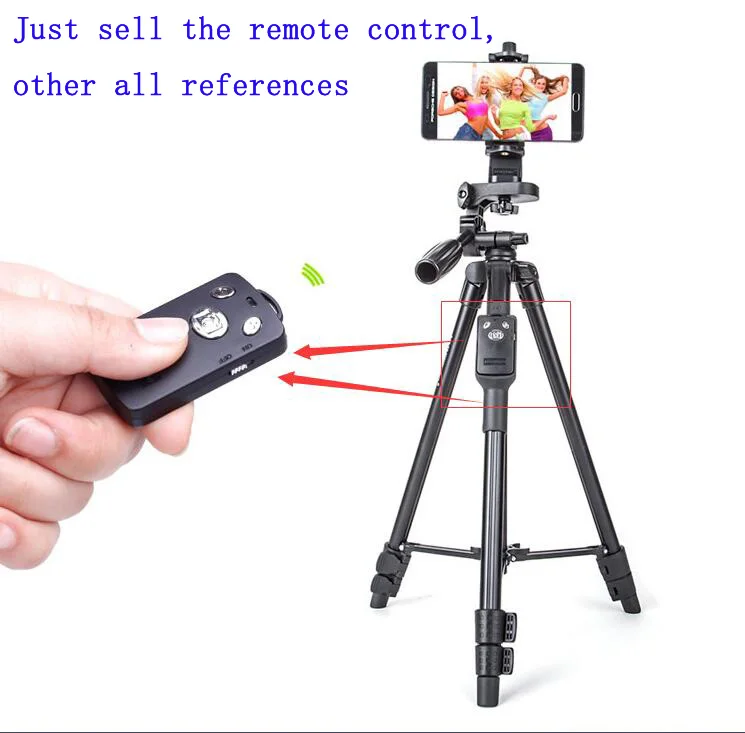 Bluetooth Remote Control Selfie Stick Tripod Phone for Yunteng 5208 5218 1288 2288 9928 YT1688 388 - Image 3
