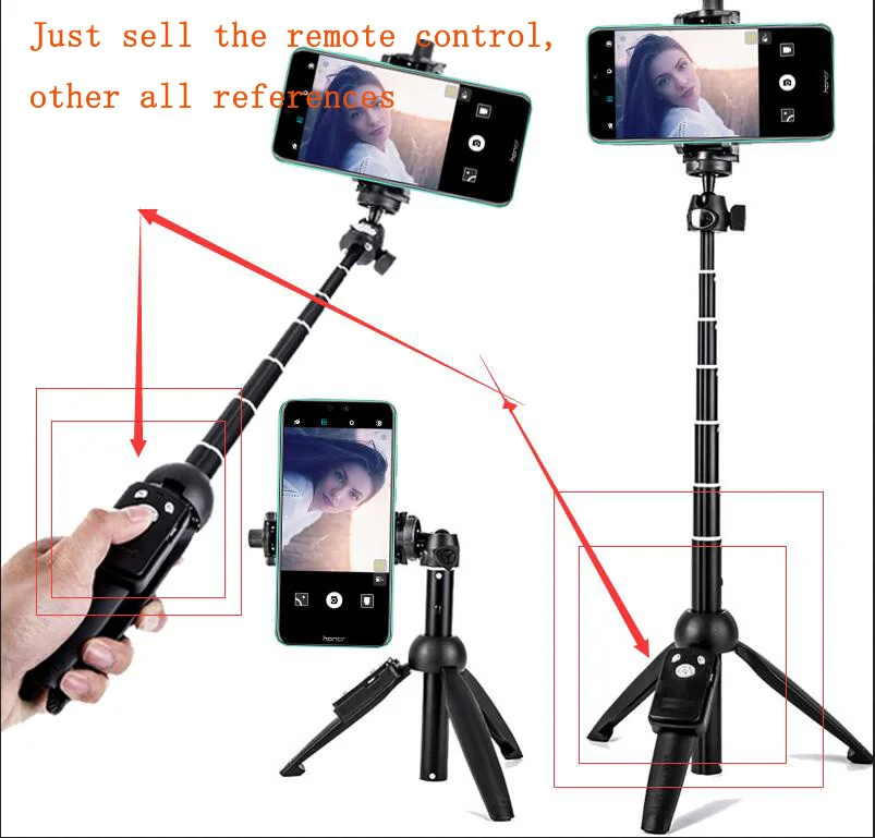 Bluetooth Remote Control Selfie Stick Tripod Phone for Yunteng 5208 5218 1288 2288 9928 YT1688 388 - Image 4