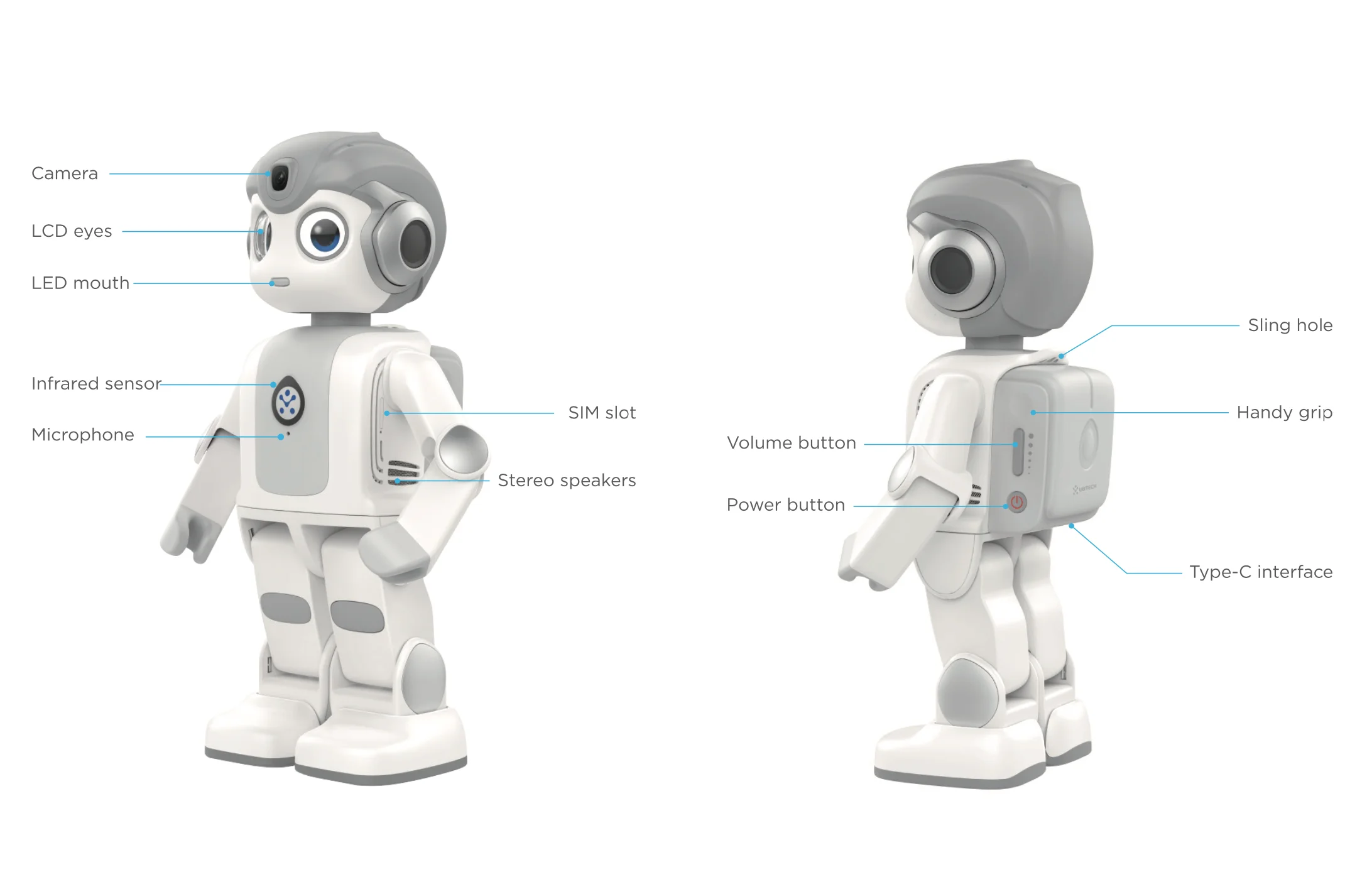 Alpha Mini Professional Manufacture Wholesale High Quality AI Robot Stem Smart Toy Robot For Kids - Image 4