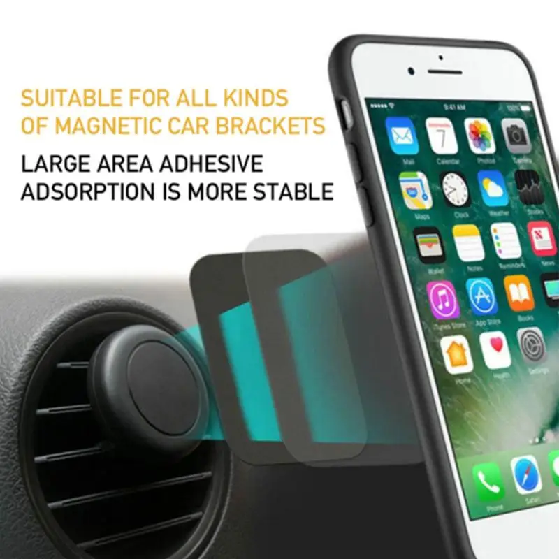 Phone Magnet Sticker Metal Plate Sticker For Magnetic Phone Mount 0.5mm Thick Plate Sticker for Air Vent Mounts Cases Car - Image 5