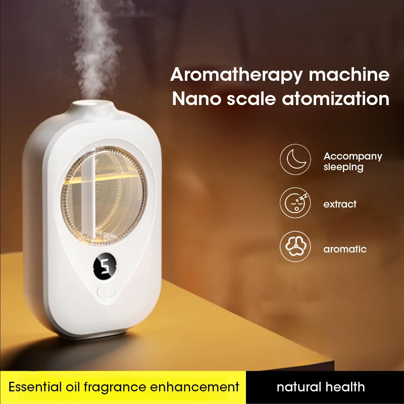 Smart Automatic Essential Oil Diffuser Wall Mounted Aromatherapy Humidifier with Air Deodorizer for Bathroom