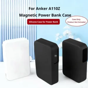 Silicone Case for Anker Nano Power Bank A110Z Full Protective Soft Shell Shockproof Cover for Anker Magnetic Battery Skin