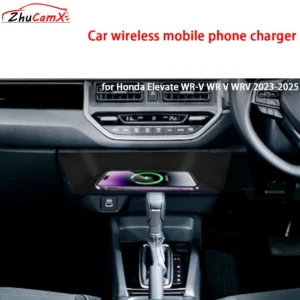 for Honda Elevate WR-V WR V WRV 2023-2025 Center Console Storage Wireless Mobile Phone Charger 18W Magsafe Fast Charging Panel