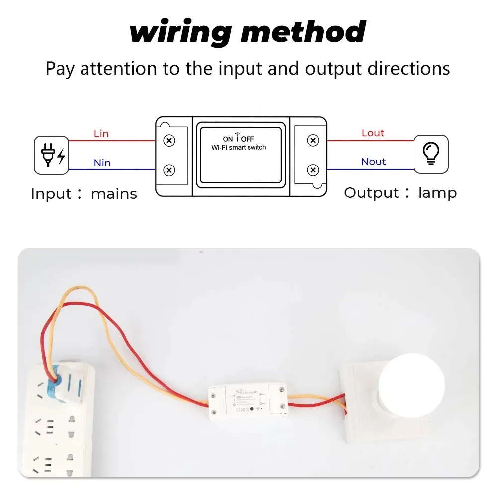 1pcs Wifi DIY Interruptor Smart Switch Wireless Remote Controller Home Control Works with Alexa Google Home - Image 6