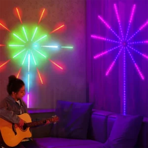 NEW 2026 Firework Light LED Strip Bluetooth Smart APP Control Neon Strip USB 5V Smart Lamp Sync Music Christmas Party Decoration