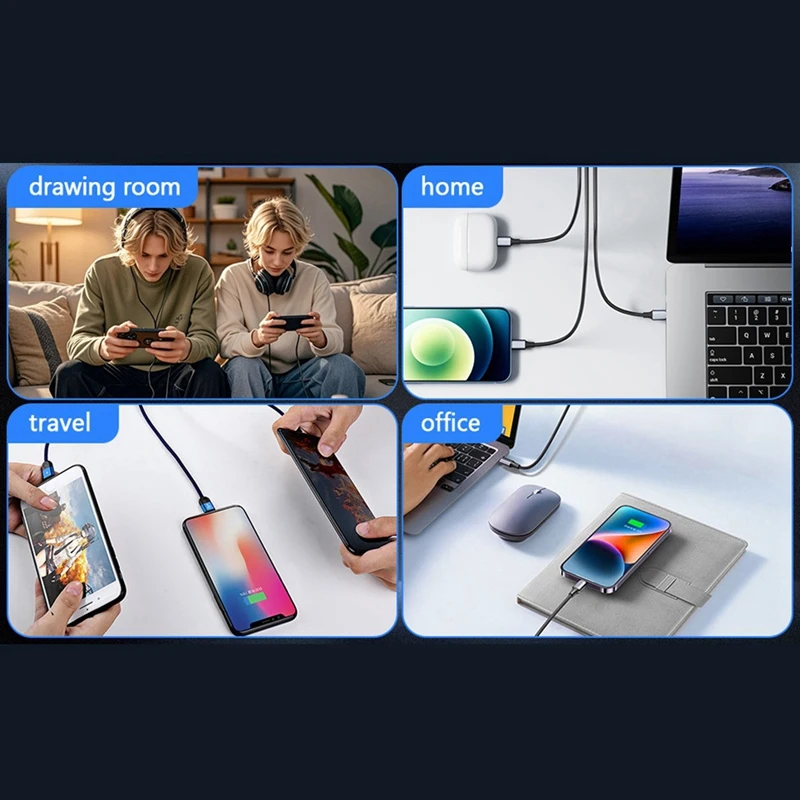 660W GaN USB Charger Station 10 Port Desktop Fast USB Type C Charger 140W PD3.1 Quick Charger Hub for Smartphone EU Plug-A09I - Image 4