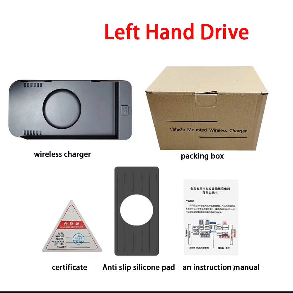 for Toyota Alphard Vellfire AH30 2015–2023 Center Console Storage Wireless Mobile Phone Charger 18W iPhone Magsafe Fast Charging - Image 5