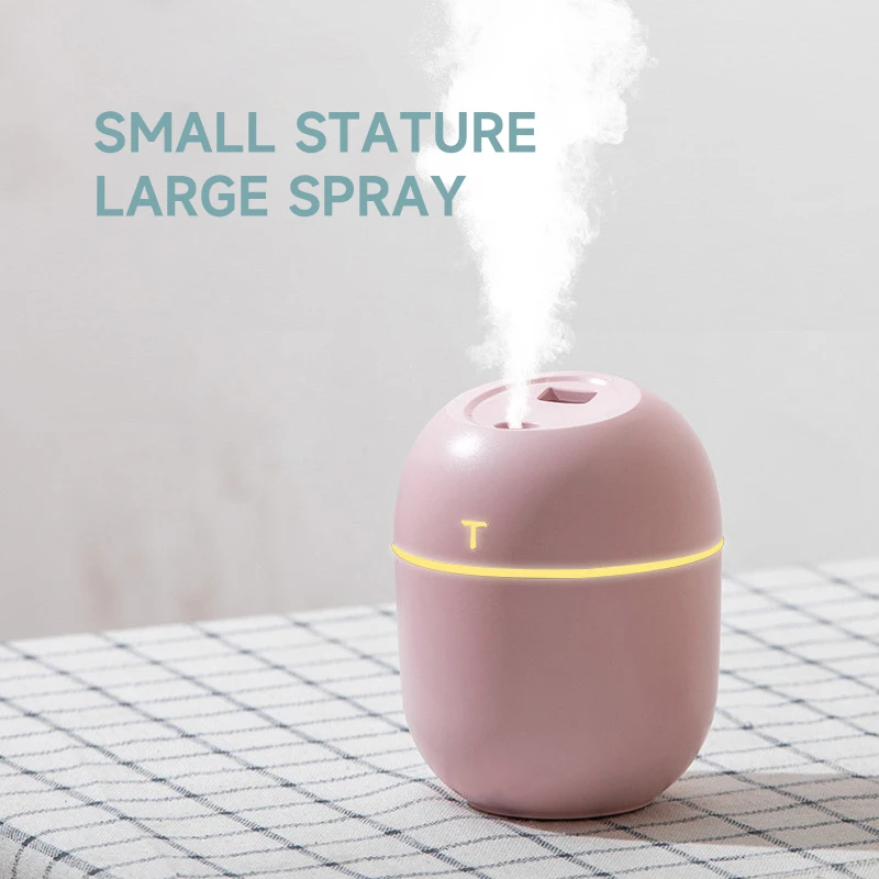 220ml Mini Humidifier USB Aroma Diffuser Mist Maker Desktop Essential Oil Scent Diffuser Smart Home Appliance with LED Light - Image 2