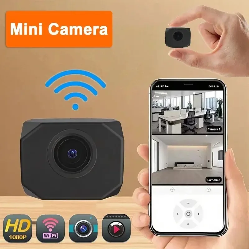 2026 1080P HD Mini WiFi Camera AP Hotspot Remote Monitor Portable Small Camcorder Home Security Surveillance Smart Camera New