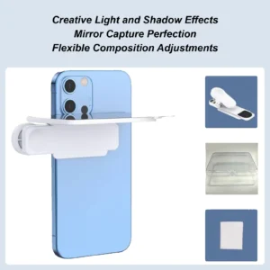 Smartphone Camera Mirror Reflection Clip Kit Phone Camera Selfie Reflection Mirror Effect Lens Smartphone Photo & Video Kits