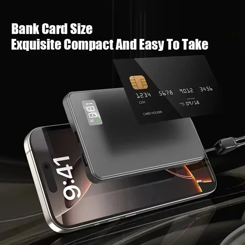 Wireless Magnetic 50000mAh Power Bank Fast Charging Portable PD22.5W External Battery for Magsafe for iPhone17 Samsung Xiaomi - Image 4