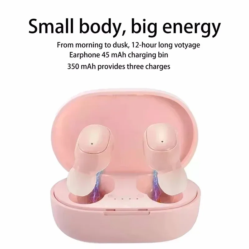TWS A6S Wireless Bluetooth Headset with Micr Sports Earbud Music Earphones Noise-cancelling Earplug Hands-free Mini Headphones - Image 4