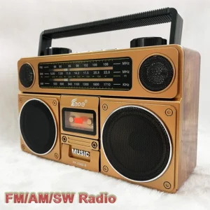 Portable FM AM SW 3 Band Radio Retro style With USB TF Card BT Music Player Mini Stereo Bluetooth Speaker Best Gift For Elderly