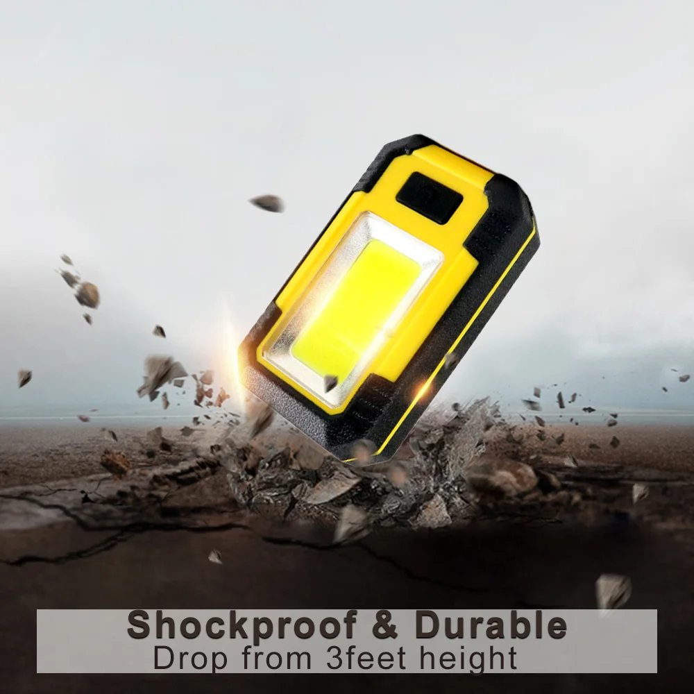 4000mah Led Work Light Rechargeable Super Bright COB Flashlight With Magnetic Portable Outdoor Camping Lantern Emergency Lamp - Image 6
