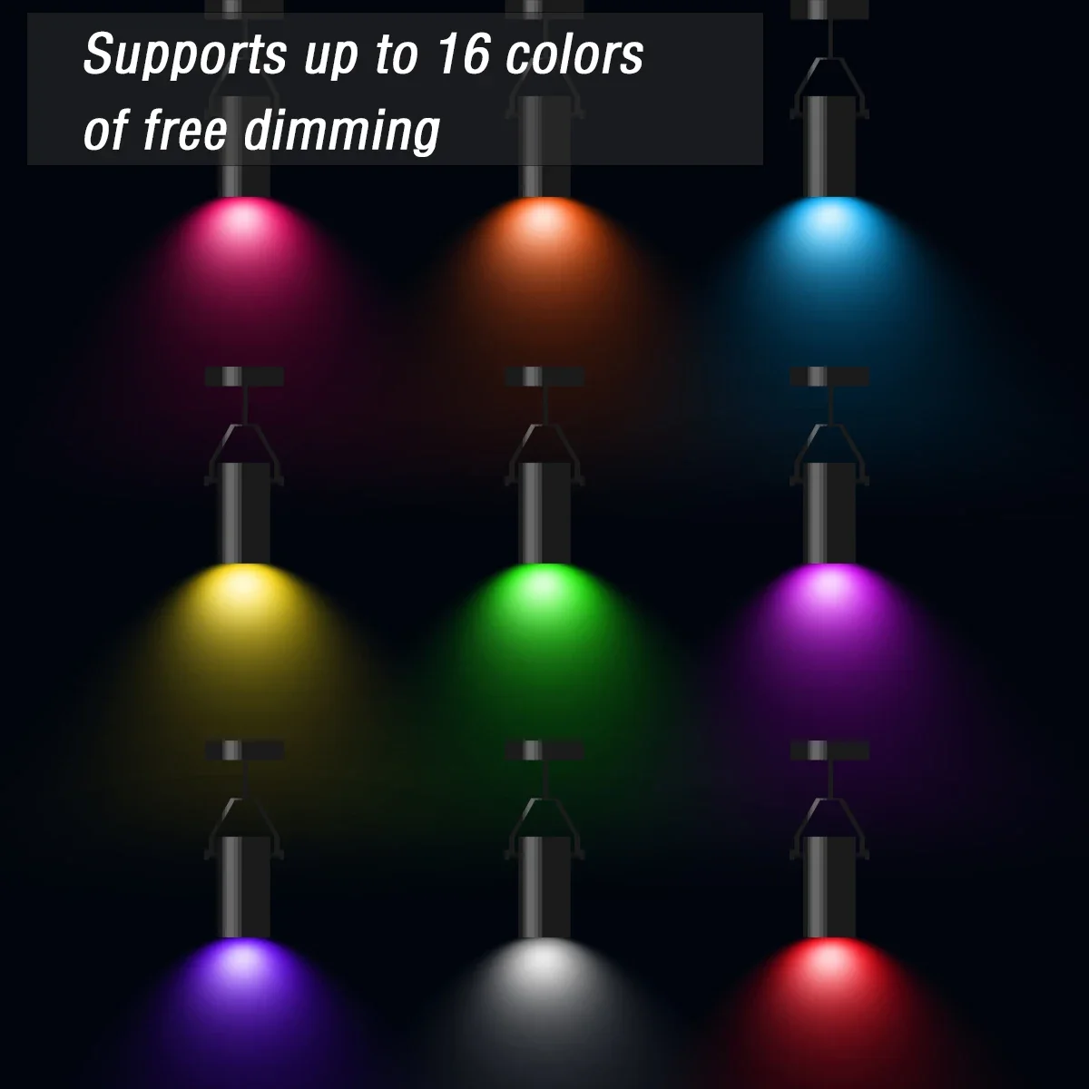 1-10PCS Smart RGBW LED Bulb Spotlight E27 E14 B22 GU10 with Infrared Remote Control Suitable for Colorful Home Lighting - Image 3