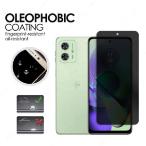 Privacy Screen Protector For Motorola Moto G54 Power Glass For Moto G54 Camera Lens Protector Anti-spy Glass For Moto G14 G64