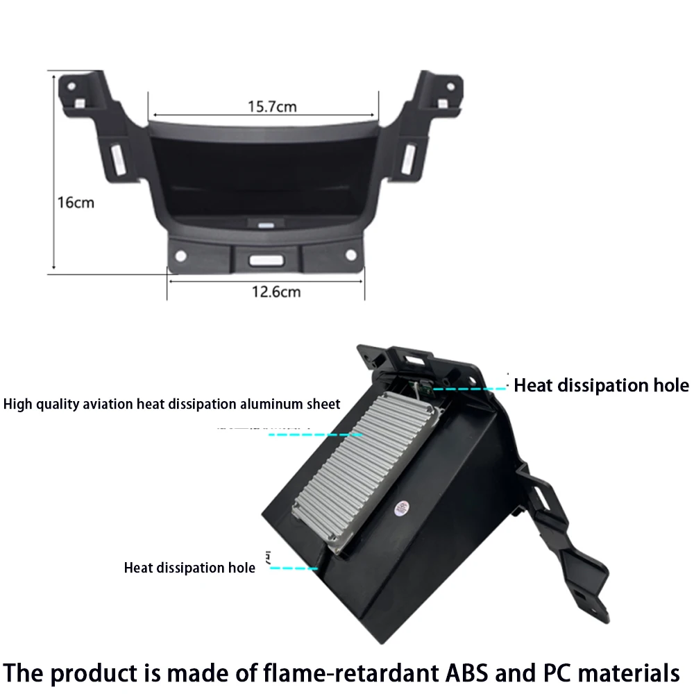 for Cadillac XT5 XT6 2016-2025 Center Console Storage Wireless Mobile Phone Charger QI 18W iPhone Magsafe Fast Charging Panel - Image 5