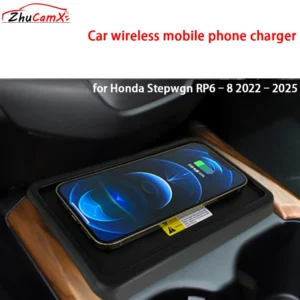 for Honda CR-V CRV CR V RW RT 2017–2022 Center Console Storage Wireless Mobile Phone Charger QI 18W iPhone Magsafe Fast Charging