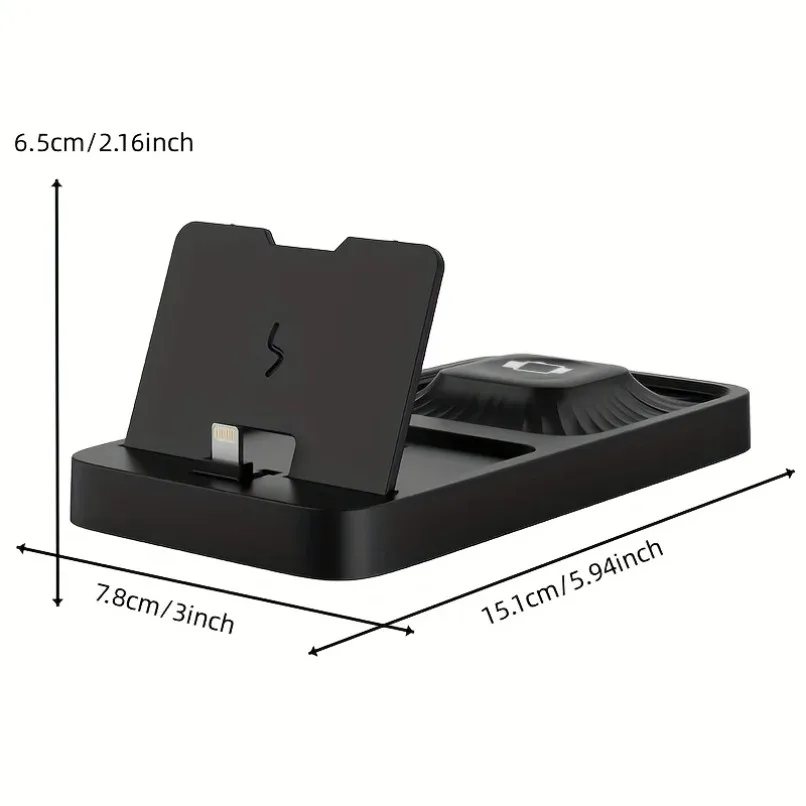 3 in 1 Foldable Wireless Charging Station Super Fast Charger Stand For iPhone 17 16 15 14 13 Pro Max Apple Watch AirPods Devices - Image 6