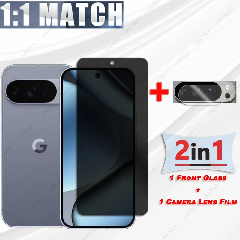 Privacy Screen Protector For Google Pixel 10 Pro XL Glass For Pixel 10 Pro Anti Glare Glass Camera Lens Protector Anti-spy Glass - Image 4