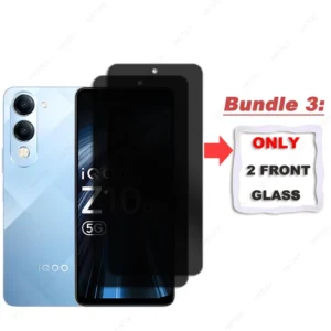 Privacy Screen Protector For vivo iQOO Z10 Lite Glass For vivo iQOO Z10 Lite 5G Anti Glare Glass Camera Lens Film Anti-spy Glass