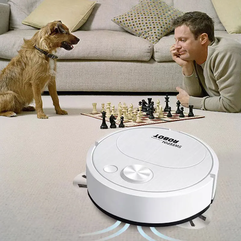 NEW USB Sweeping Robot Vacuum Cleaner Mopping 3 In 1 Smart Wireless 1500Pa Dragging Cleaning Sweep Floor for Home Office - Image 4
