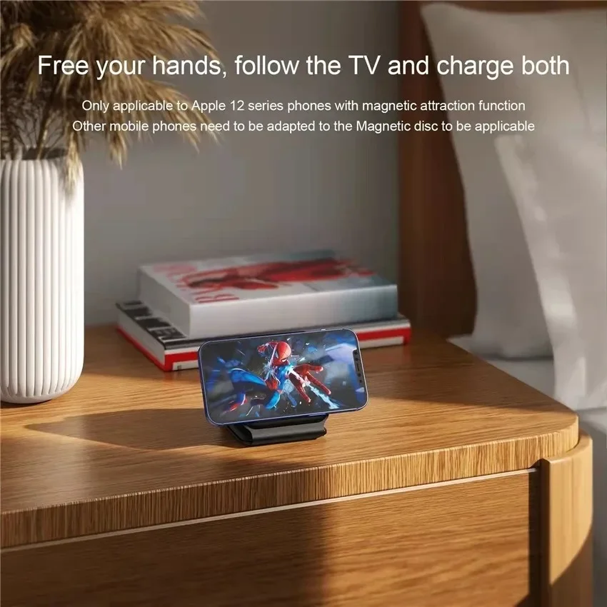 3-in-1 Foldable Magnetic Wireless Charger 15W Fast Charging Station for iPhone 16/15/14 Apple Watch AirPods - Image 6