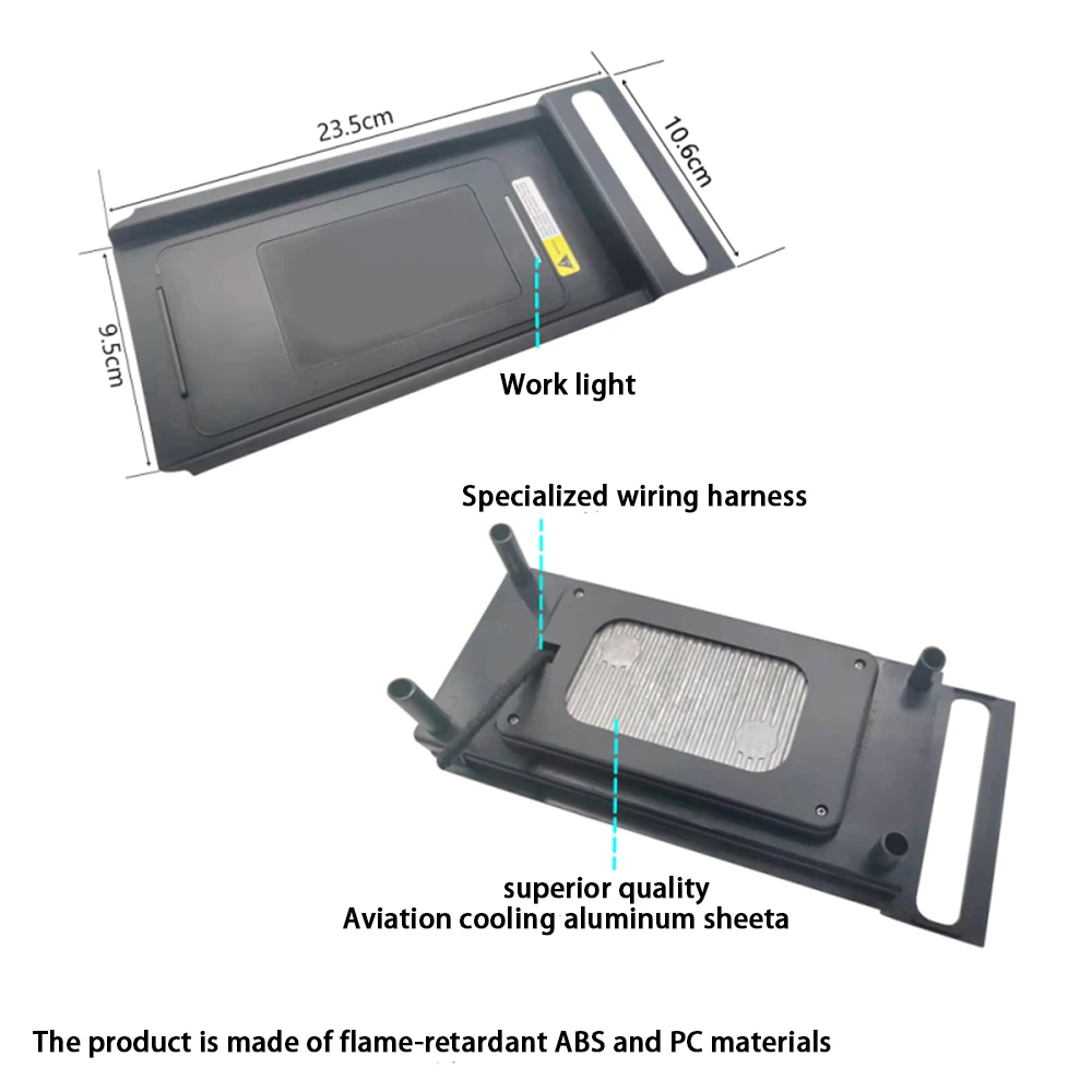 for Volvo V60 S60 2011–2018 Center Console Storage Car Wireless Mobile Phone Charger QI 18W iPhone Magsafe Fast Charging Panel - Image 4