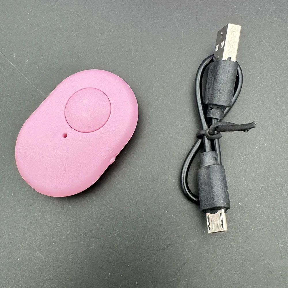 Bluetooth-Compatible Wireless Remote Control Rechargeable Selfie Stick Shutter Release Photo Button for Smartphone Universal - Image 5