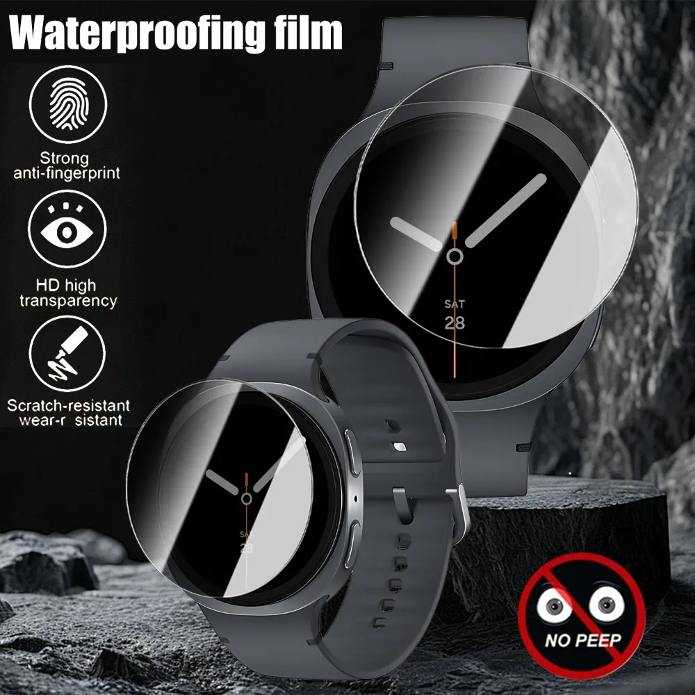 1-5pcs Tempered Glass Easy Installation Anti-spy Film for Samsung Galaxy Watch 8 40 44mm Classic 46mm Ultra2025 Screen Protector - Image 3