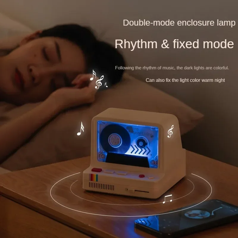 Classic Cassette Style Bluetooth Speaker Aroma Function Retro Design Multifunctional - Image 4