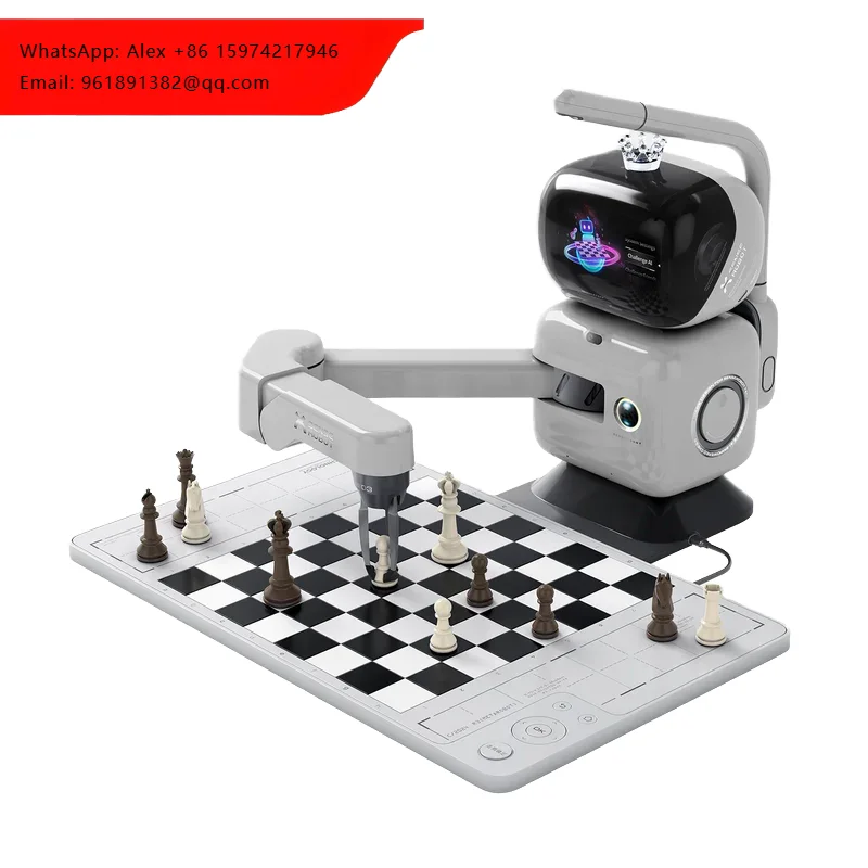 SenseRobot Android Operated AI Chess Playing Robot Cartoon Electronic Educational DIY Metal Toy WiFi