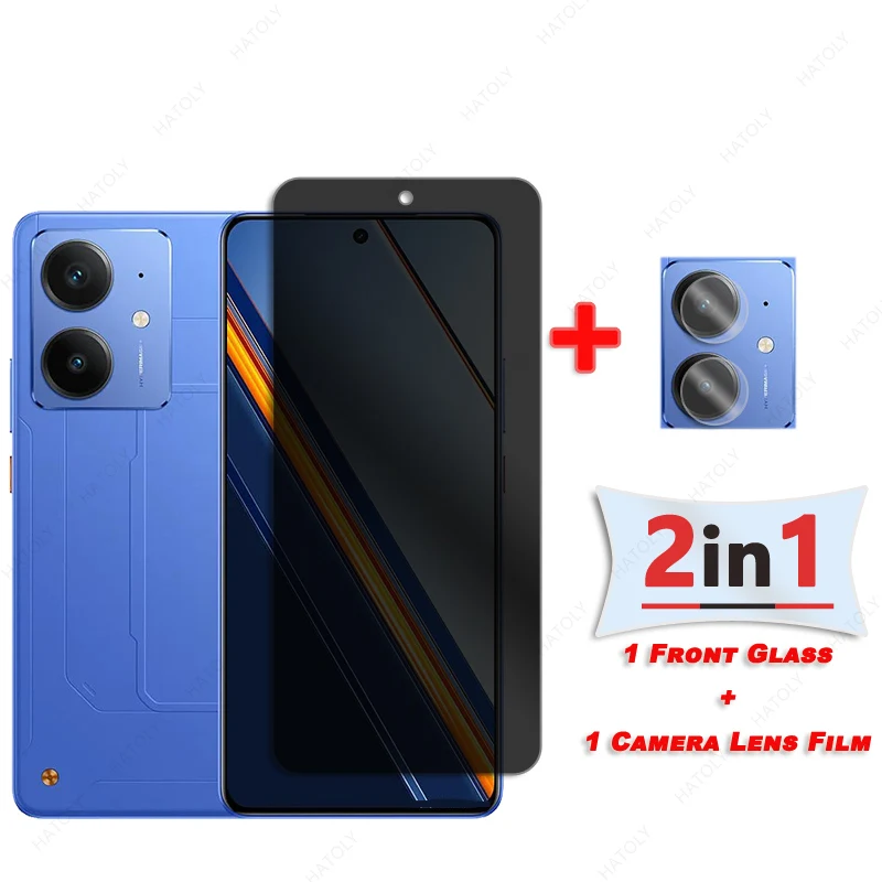 Privacy Screen Protector For Realme Neo7 SE Glass For Realme Neo7 SE Tempered Anti Glare Glass Camera Lens Film Anti-spy Glass - Image 2