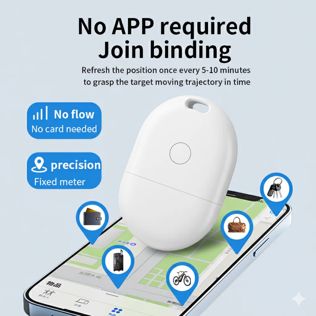 Anti-lose Tracker Smart Tag for Apple Find My App IOS Bluetooth GPS Tracker For Luggage Child IOS MFi Key Finder - Image 2