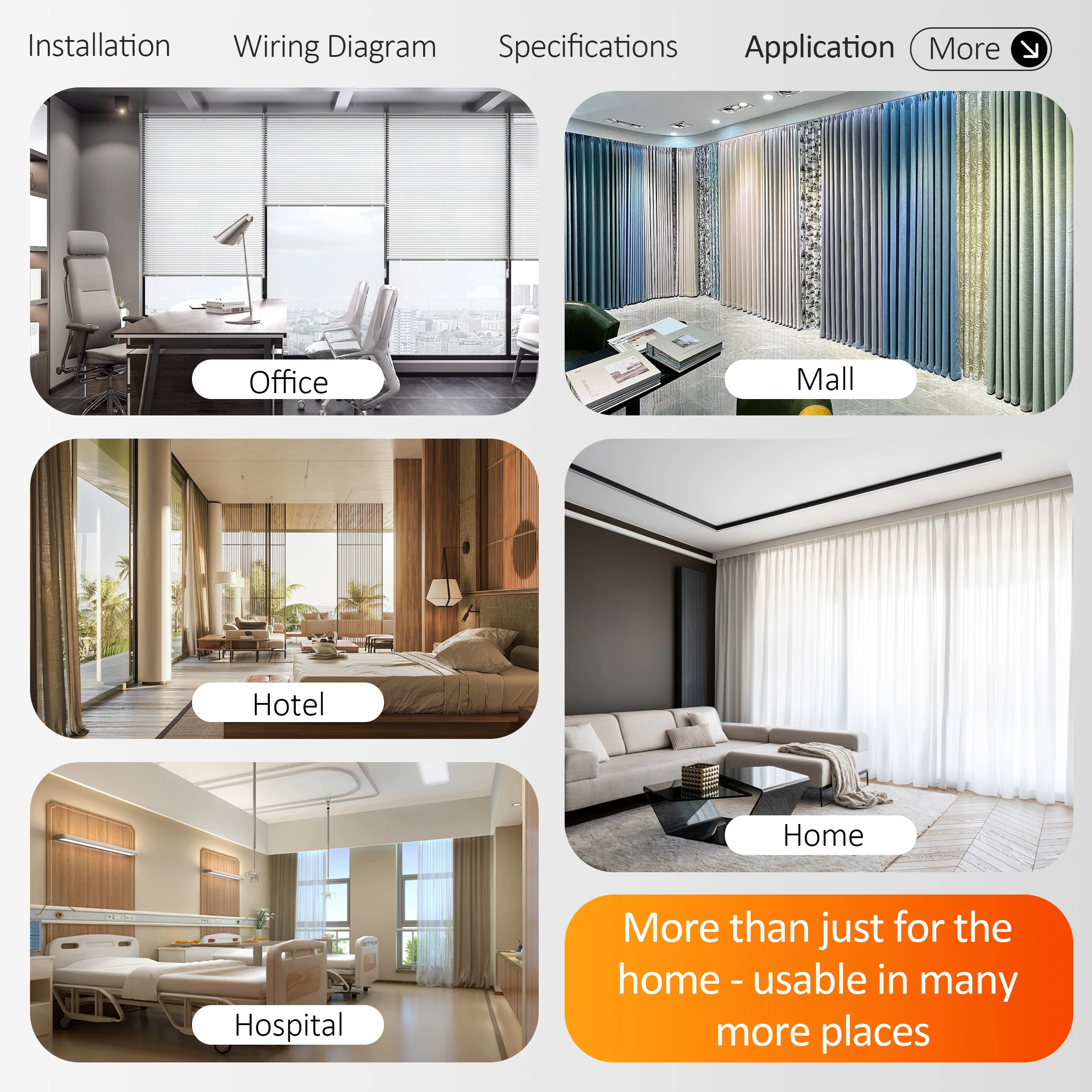 Tuya WiFi Smart Curtain Switch Roller Blinds Shutter Module Works With Alexa Google Home Assistant - Image 6