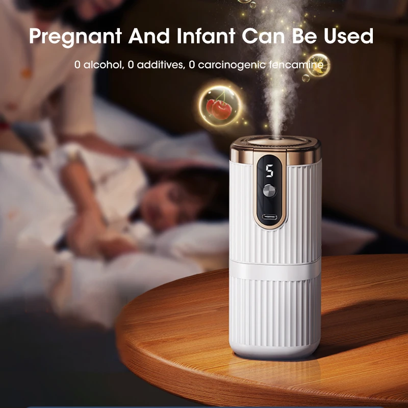 USB Smart Perfume Humidifier For Home Car Full-Automatic Essential Oil Diffuser 5-Gear Aromatherapy Deodorization Machine - Image 6