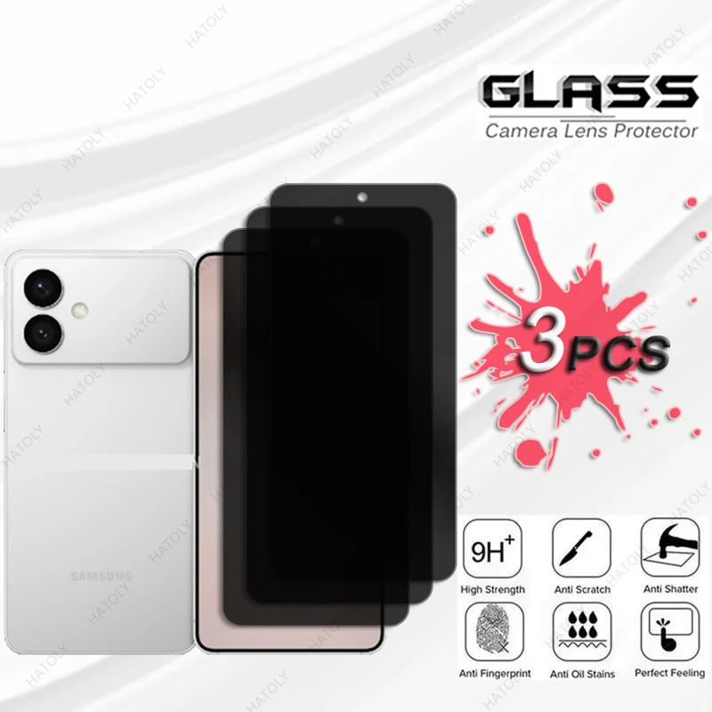 Privacy Screen Protector For Samsung Galaxy S26 Edge Glass For Samsung Galaxy S26 Plus Glass Camera Len Protector Anti-spy Glass - Image 3