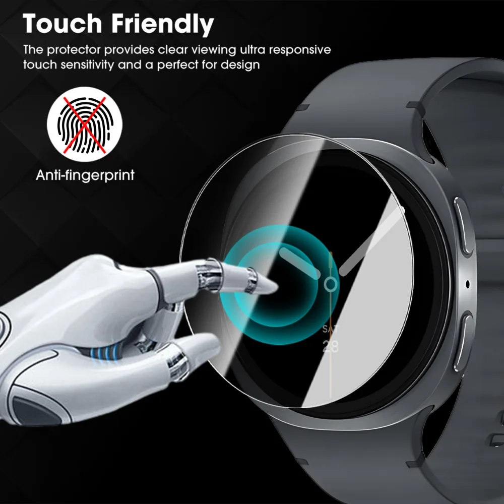 1-5pcs Tempered Glass Easy Installation Anti-spy Film for Samsung Galaxy Watch 8 40 44mm Classic 46mm Ultra2025 Screen Protector - Image 6