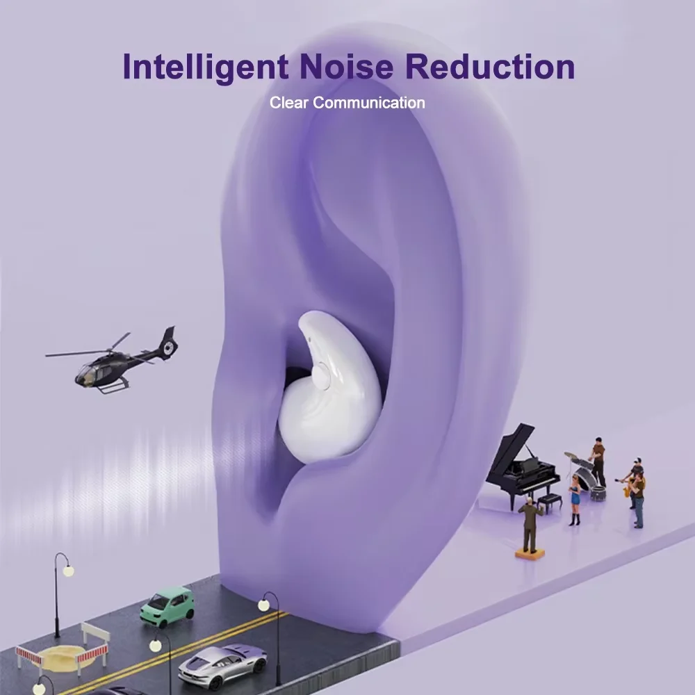 KEBIDUMEI Sleep Earphones Bluetooth 5.3 Headphones In-ear Mini Wireless Headsets HiFi Stereo Noise Reduction TWS Gaming Earbuds - Image 6