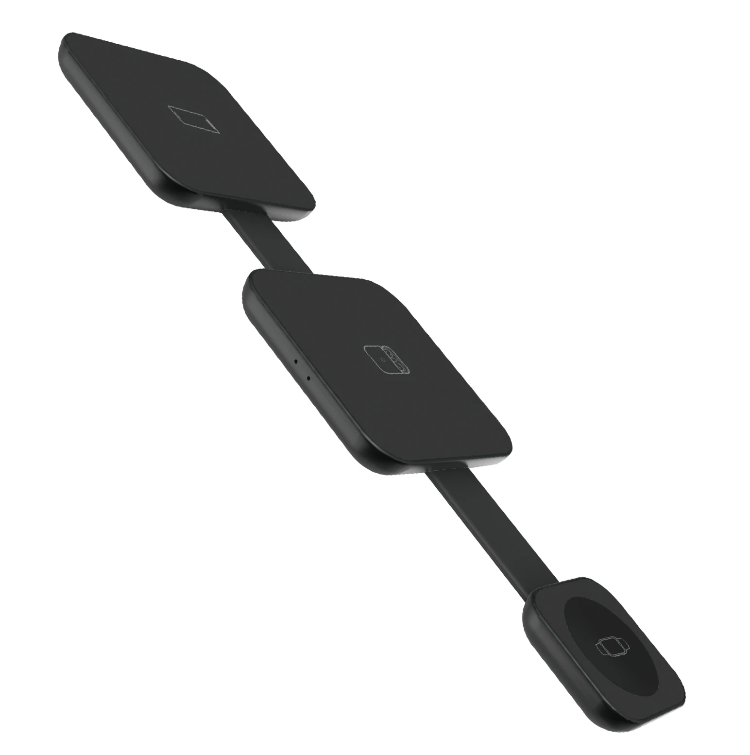 3 In 1 Wireless Charger Stand Mobile phone Holder For iPhone 17 16 15 14 13 Pro Max iWatch AirPods Charging Station - Image 3