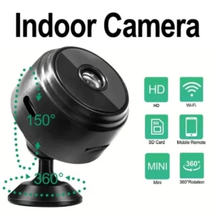 A9 Mini WiFi Surveillance Camera 1080P HD with Night Vision Camcorder Smart Life Home Security Video Recorder for Infants Pets