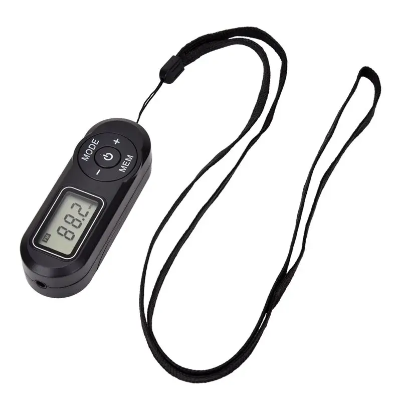 A23G Portable Mini FM Radio Digital Display FM Receiver Retro FM Player Style DSP with Headphones Lanyard Radio Stations - Image 4