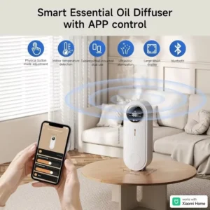 A71Z Smart Aromatherapy Diffuser Humidifier - APP Control for Bedroom, Toilet & Home Fragrance, Air Freshener & Deodorizer