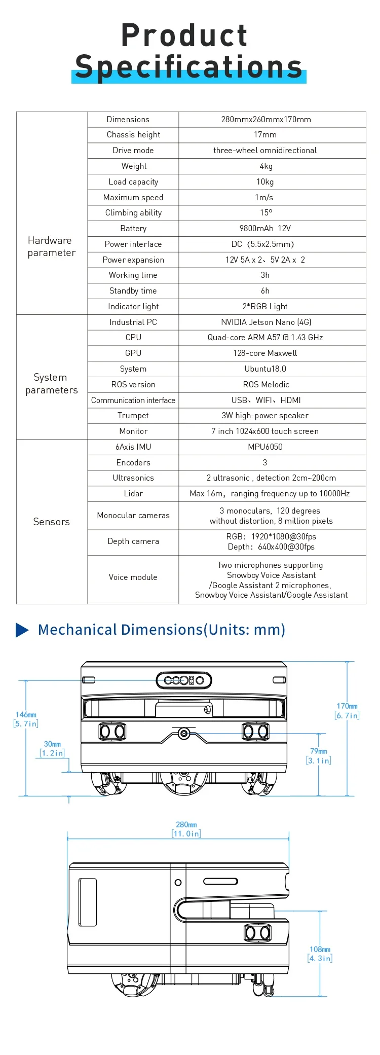 y Super Bearing Capacity Mobile Robot Chassis Platform Serving Robot Base Agv Robot Cart Chassis - Image 6