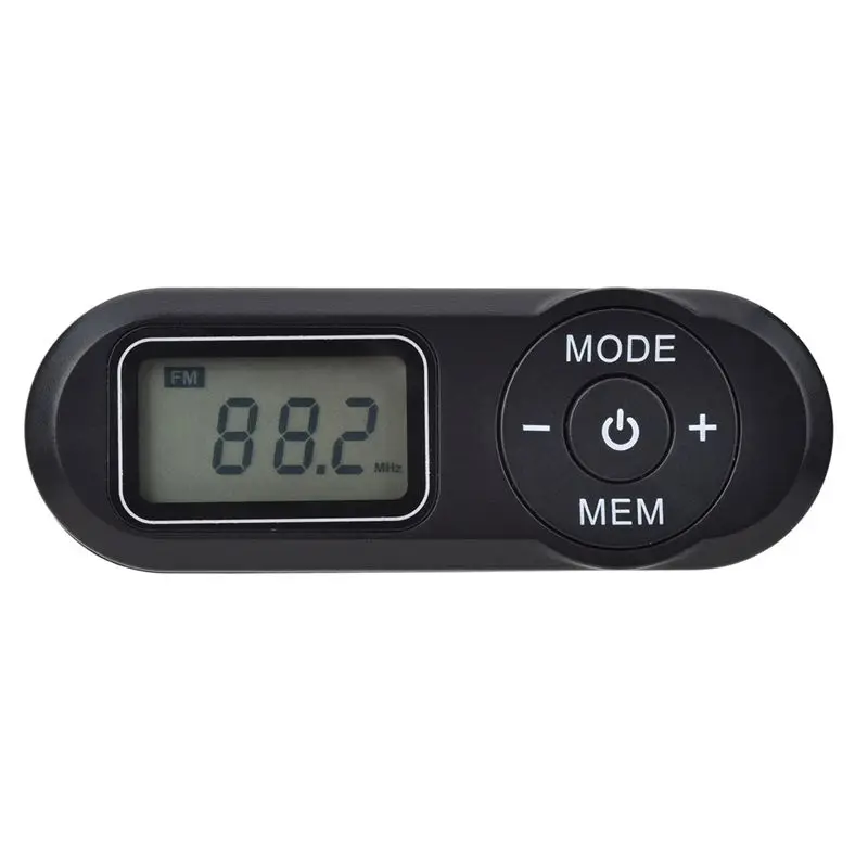 A23G Portable Mini FM Radio Digital Display FM Receiver Retro FM Player Style DSP with Headphones Lanyard Radio Stations