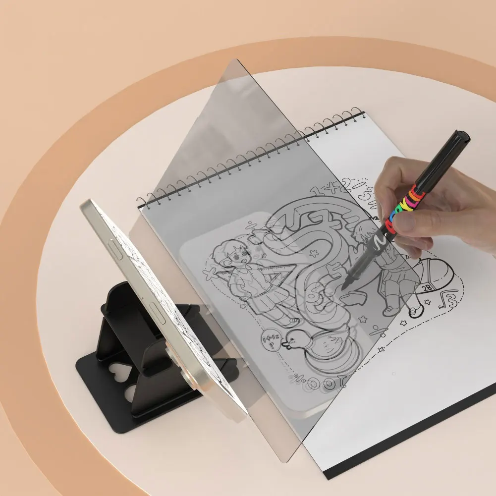New Optical Clear Drawing Board Portable Optical Tracing Board Image Draw Board Tracing Drawing Projector Optical Painting Board