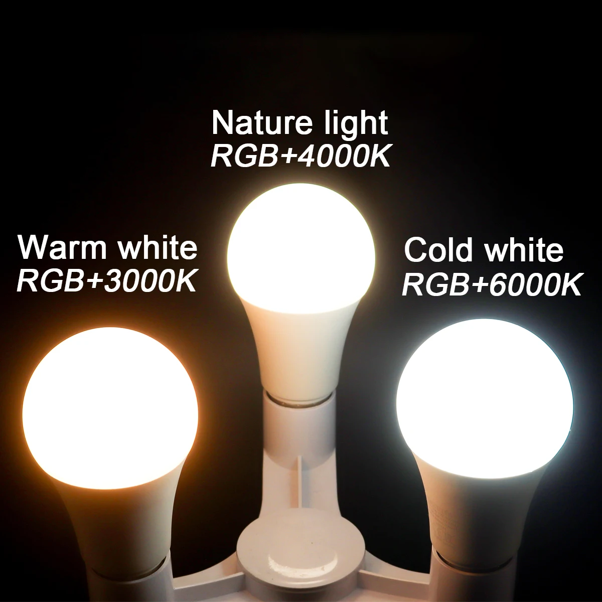 1-10PCS Smart RGBW LED Bulb Spotlight E27 E14 B22 GU10 with Infrared Remote Control Suitable for Colorful Home Lighting - Image 5